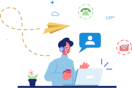 Contact illustration